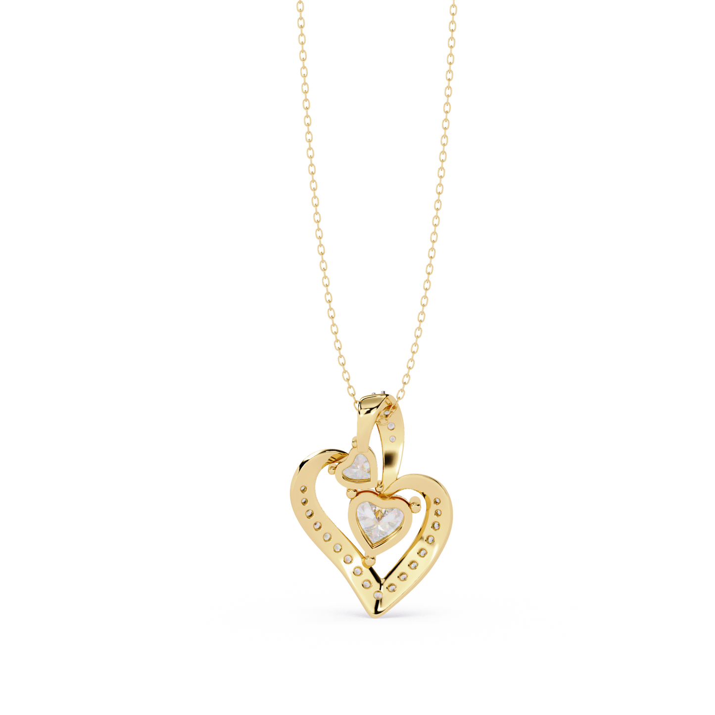 lab grown diamond | moissanite Jewellery Chimes Lab Grown Diamond OR Moissanite Pendant by Rabbito Jewels