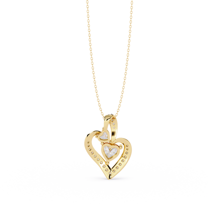 lab grown diamond | moissanite Jewellery Chimes Lab Grown Diamond OR Moissanite Pendant by Rabbito Jewels