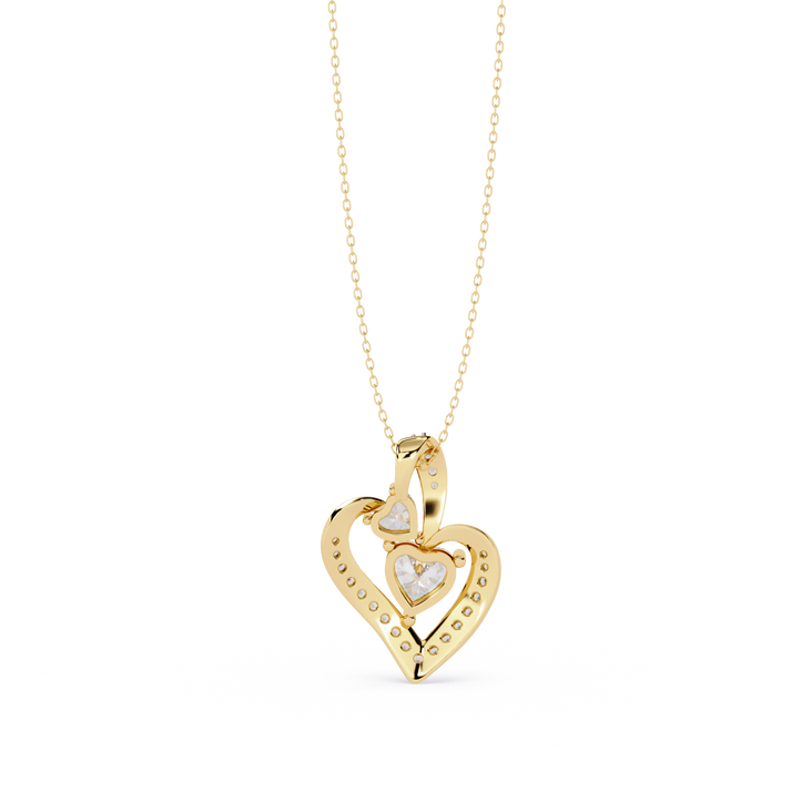 lab grown diamond | moissanite Jewellery Chimes Lab Grown Diamond OR Moissanite Pendant by Rabbito Jewels