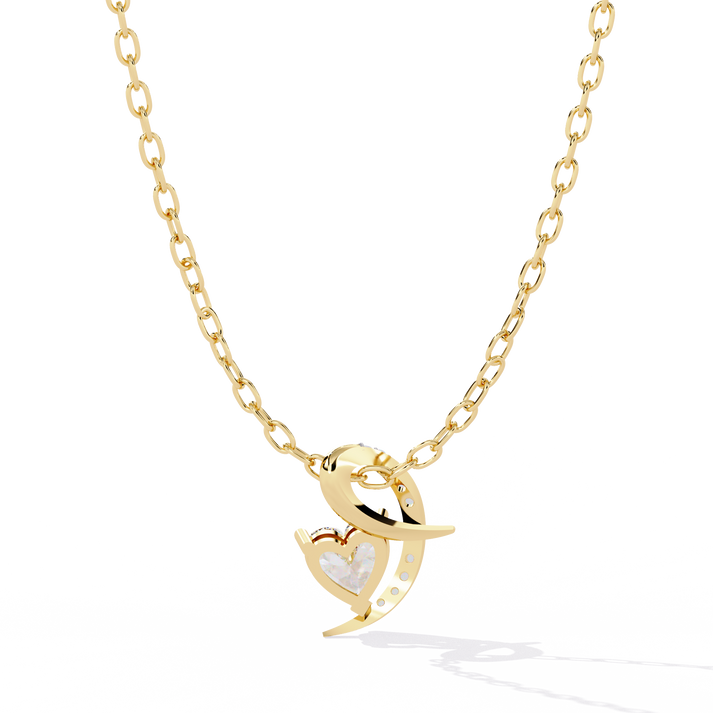 lab grown diamond | moissanite Jewellery Epic Heart Lab Grown Diamond OR Moissanite Pendant by Rabbito Jewels