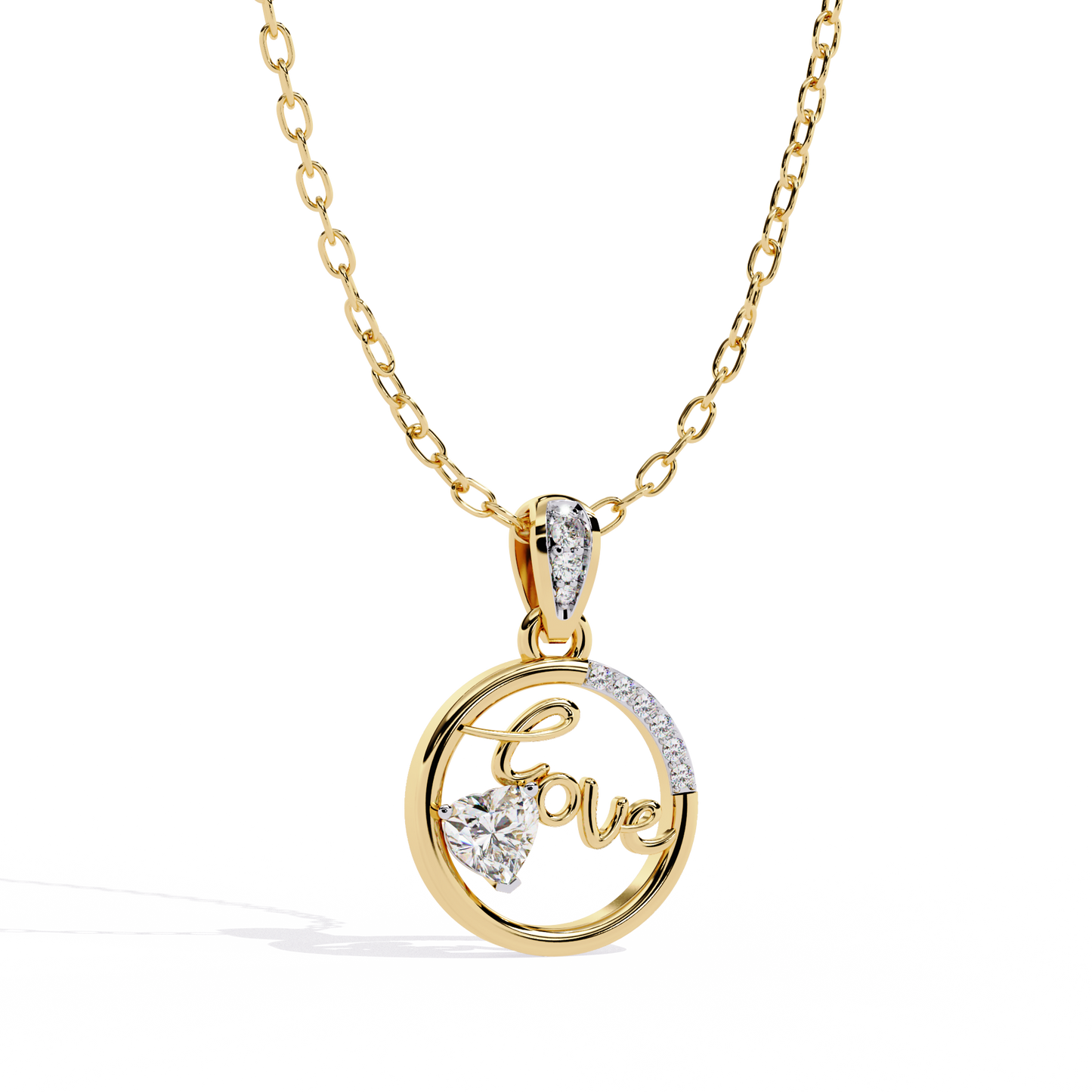 lab grown diamond | moissanite Jewellery Dotsun Love Lab Grown Diamond OR Moissanite Pendant by Rabbito Jewels