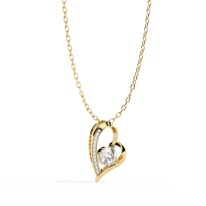 lab grown diamond | moissanite Jewellery Balloon Heart Lab Grown Diamond OR Moissanite Pendant by Rabbito Jewels