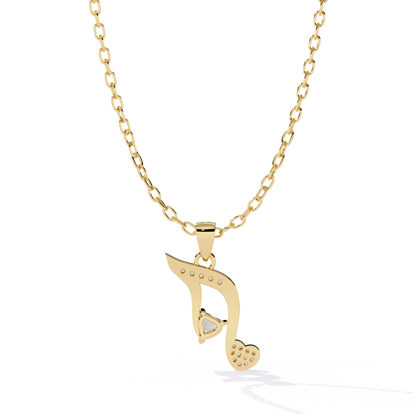 lab grown diamond | moissanite Jewellery Music Star Lab Grown Diamond OR Moissanite Pendant by Rabbito Jewels