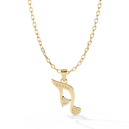 lab grown diamond | moissanite Jewellery Music Star Lab Grown Diamond OR Moissanite Pendant by Rabbito Jewels