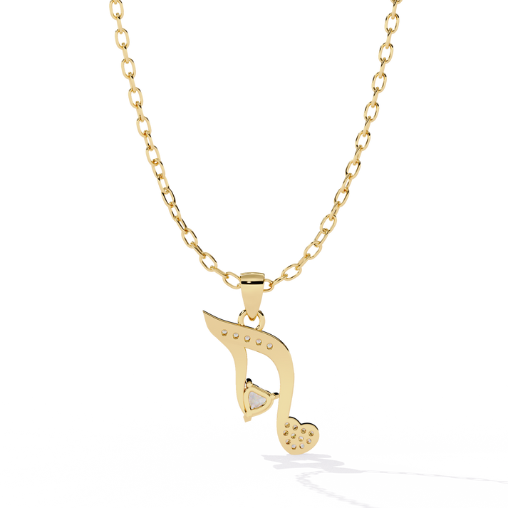 lab grown diamond | moissanite Jewellery Music Star Lab Grown Diamond OR Moissanite Pendant by Rabbito Jewels