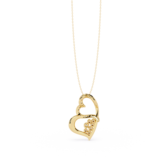 lab grown diamond | moissanite Jewellery Slanting Lab Grown Diamond OR Moissanite Pendant by Rabbito Jewels