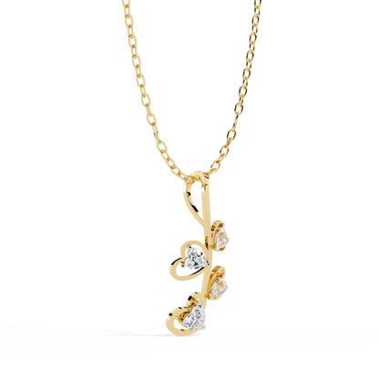 lab grown diamond | moissanite Jewellery Starry Love Lab Grown Diamond OR Moissanite Pendant by Rabbito Jewels