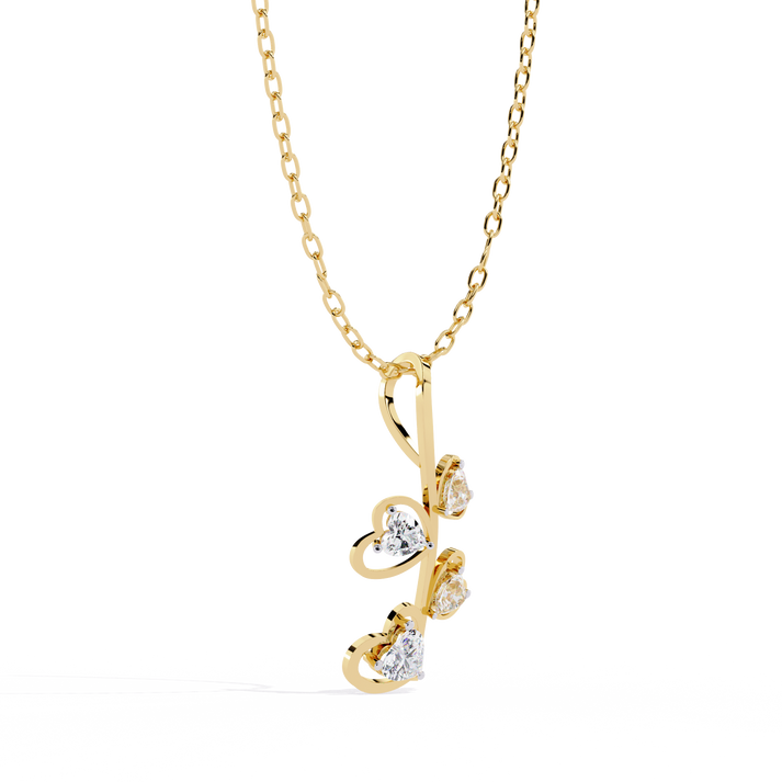 lab grown diamond | moissanite Jewellery Starry Love Lab Grown Diamond OR Moissanite Pendant by Rabbito Jewels