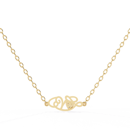 lab grown diamond | moissanite Jewellery Spring Love Lab Grown Diamond OR Moissanite Pendant by Rabbito Jewels