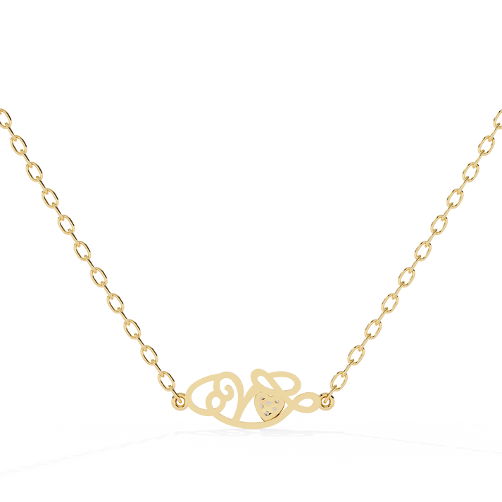lab grown diamond | moissanite Jewellery Spring Love Lab Grown Diamond OR Moissanite Pendant by Rabbito Jewels