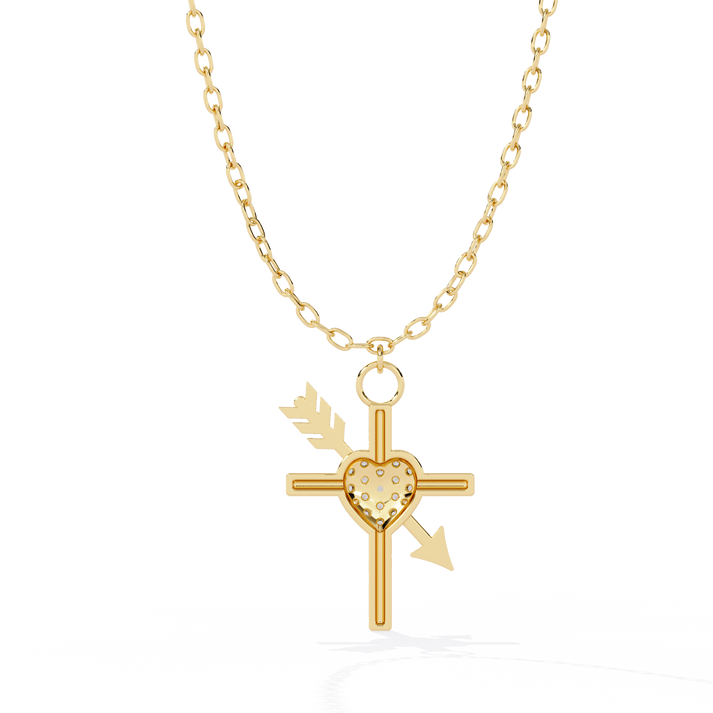 lab grown diamond | moissanite Jewellery Cupid Arrow Lab Grown Diamond OR Moissanite Pendant by Rabbito Jewels