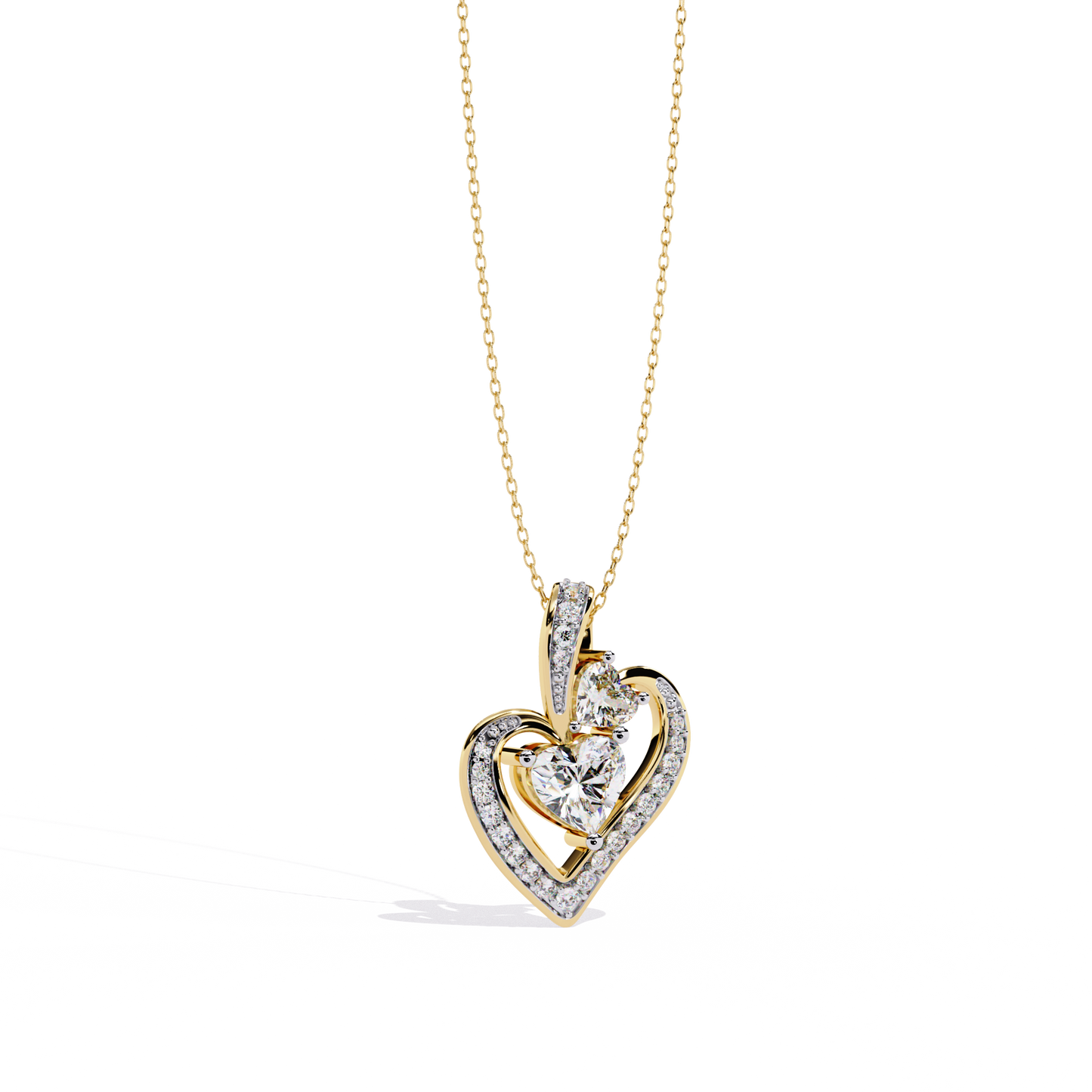 lab grown diamond | moissanite Jewellery Chimes Lab Grown Diamond OR Moissanite Pendant by Rabbito Jewels