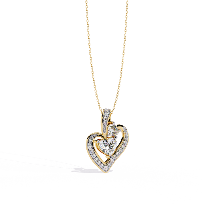 lab grown diamond | moissanite Jewellery Chimes Lab Grown Diamond OR Moissanite Pendant by Rabbito Jewels