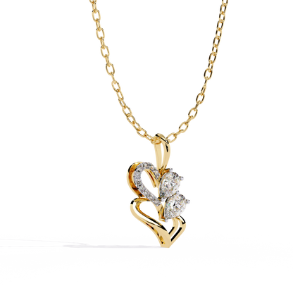 lab grown diamond | moissanite Jewellery Prince Leaf Lab Grown Diamond OR Moissanite Pendant by Rabbito Jewels