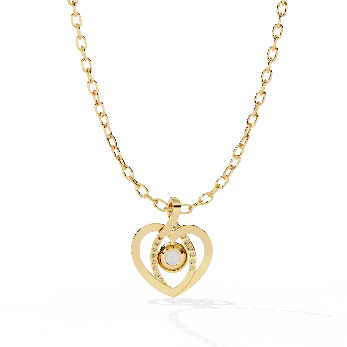 lab grown diamond | moissanite Jewellery Ice Heart Lab Grown Diamond OR Moissanite Pendant by Rabbito Jewels