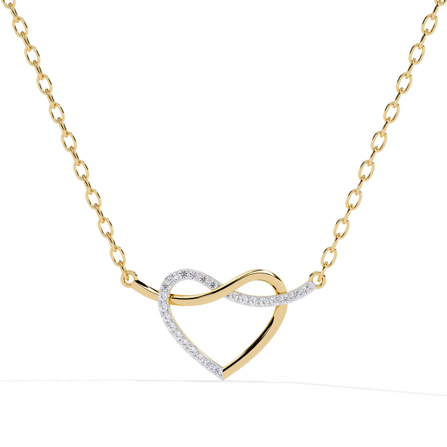 lab grown diamond | moissanite Jewellery The Elsie Lab Grown Diamond OR Moissanite Pendant Yellow Gold 18K by Rabbito Jewels