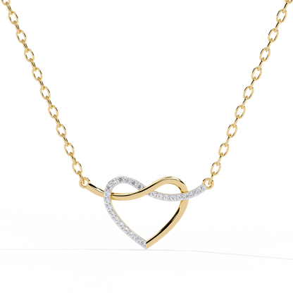 lab grown diamond | moissanite Jewellery The Elsie Lab Grown Diamond OR Moissanite Pendant Yellow Gold 14K by Rabbito Jewels