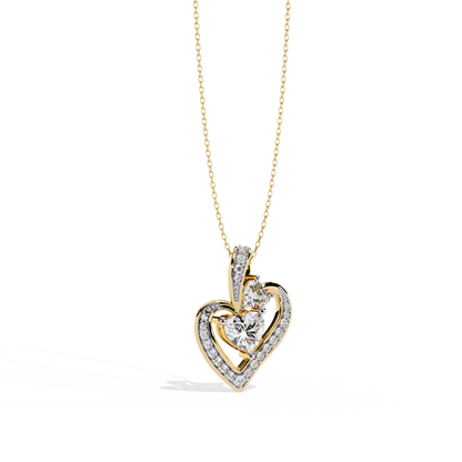 lab grown diamond | moissanite Jewellery Chimes Lab Grown Diamond OR Moissanite Pendant by Rabbito Jewels